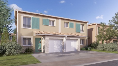 Maison T4 de 80,11m2  avec garage sur terrain de 243m2